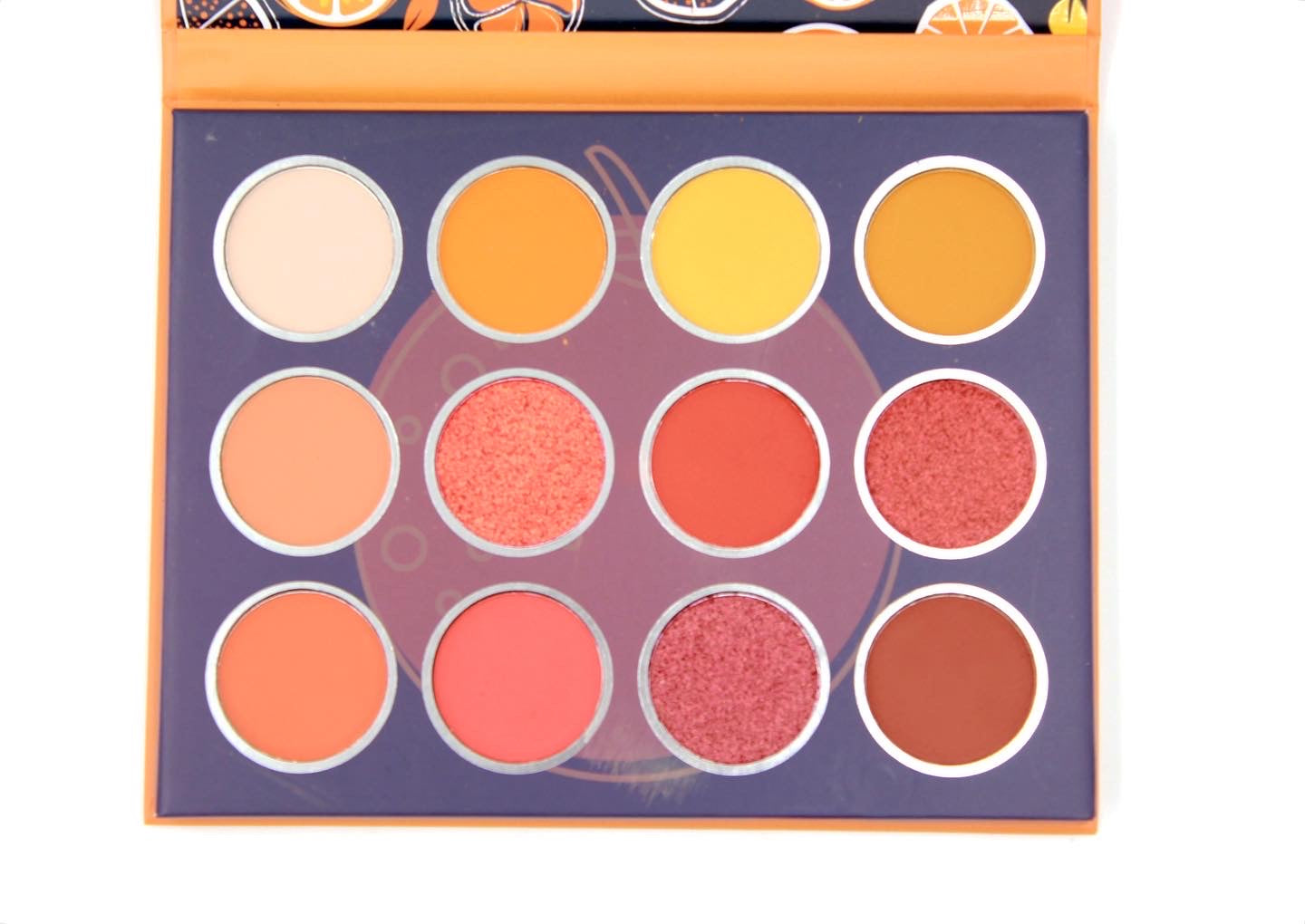 Botanical Organic Orange Eyeshadow Palette