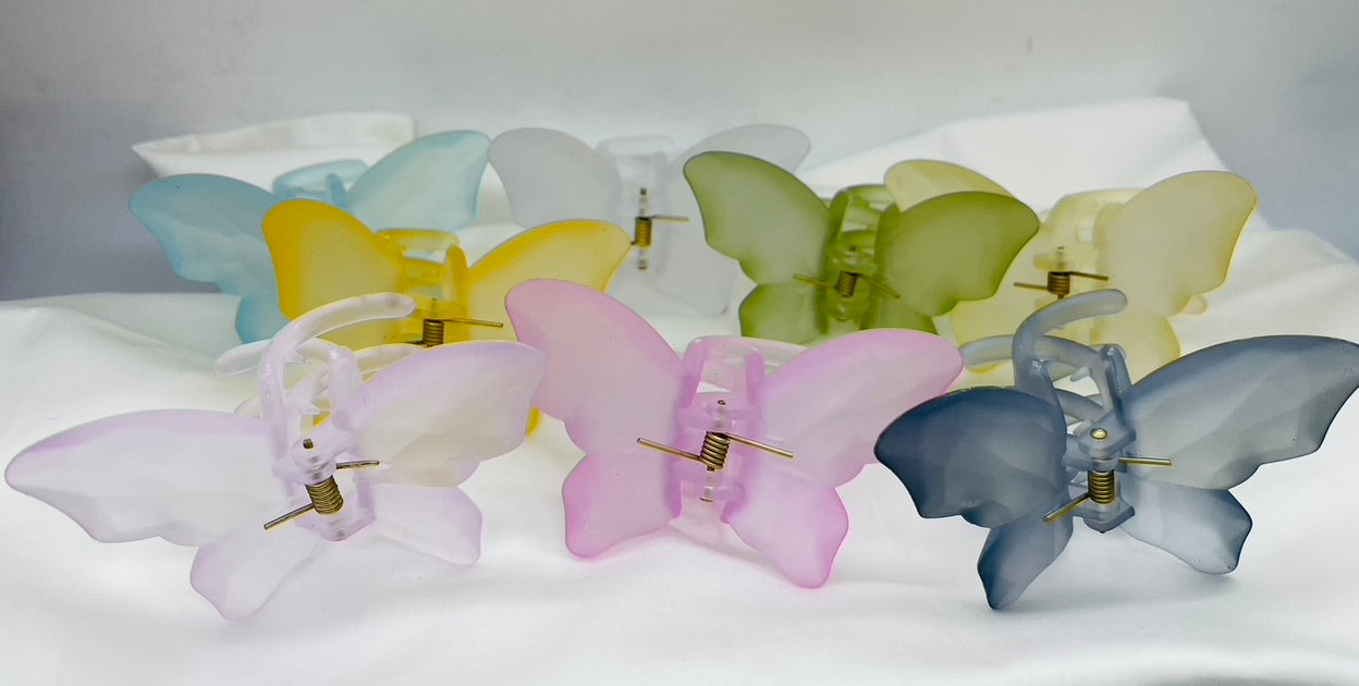 PrettyBabe's Butterfly Hair Clips