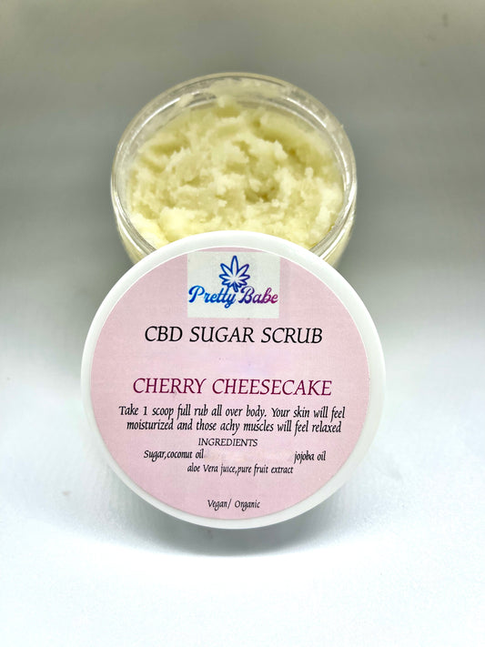 Botanical Cherry Cheesecake Sugar Scrub