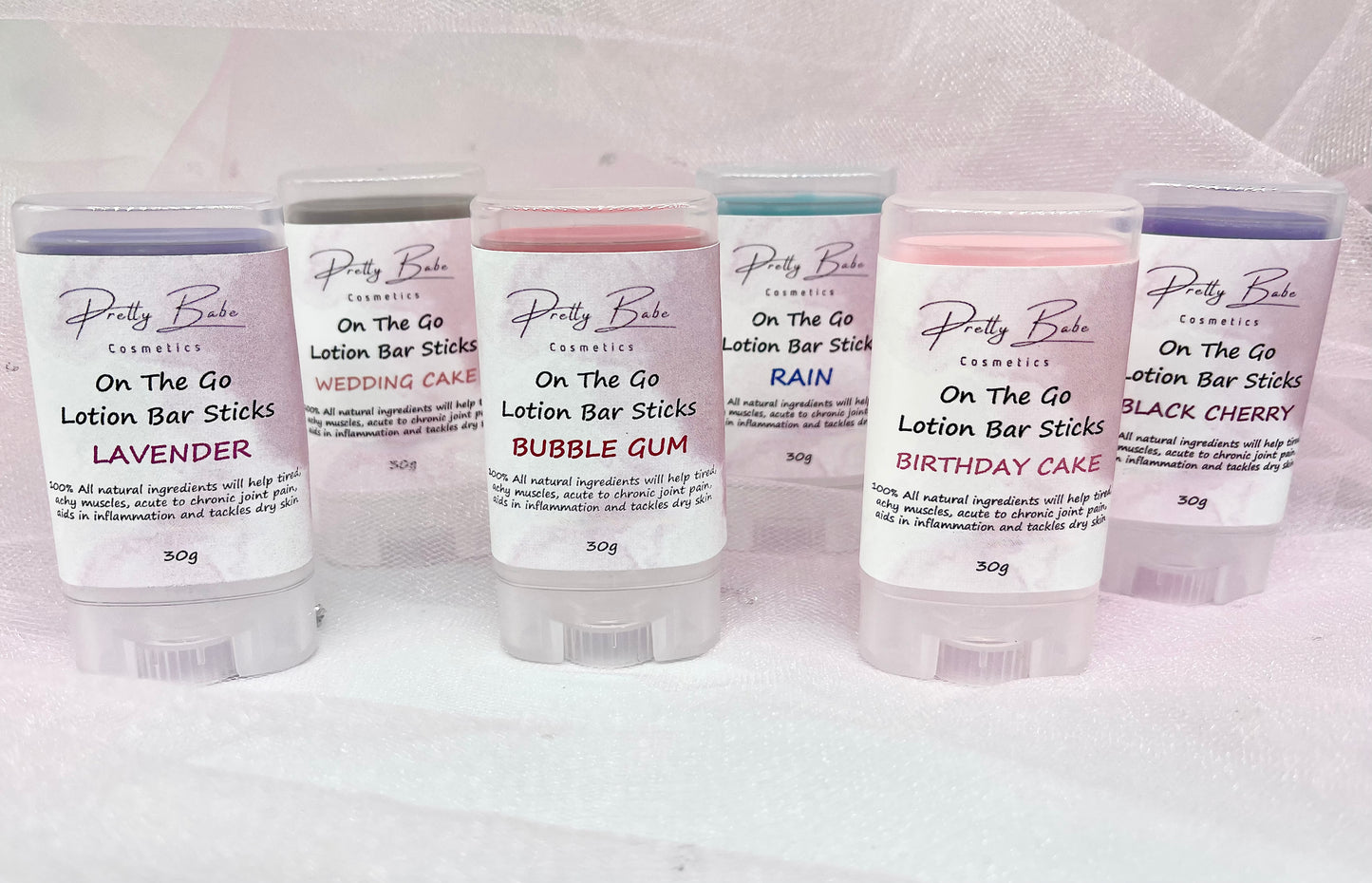 Botanical Lotion Bar Sticks ( ON THE GO )