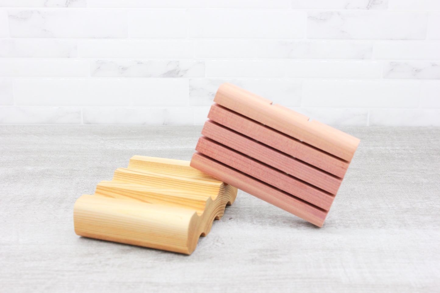 Natural Cedar Soap Holder