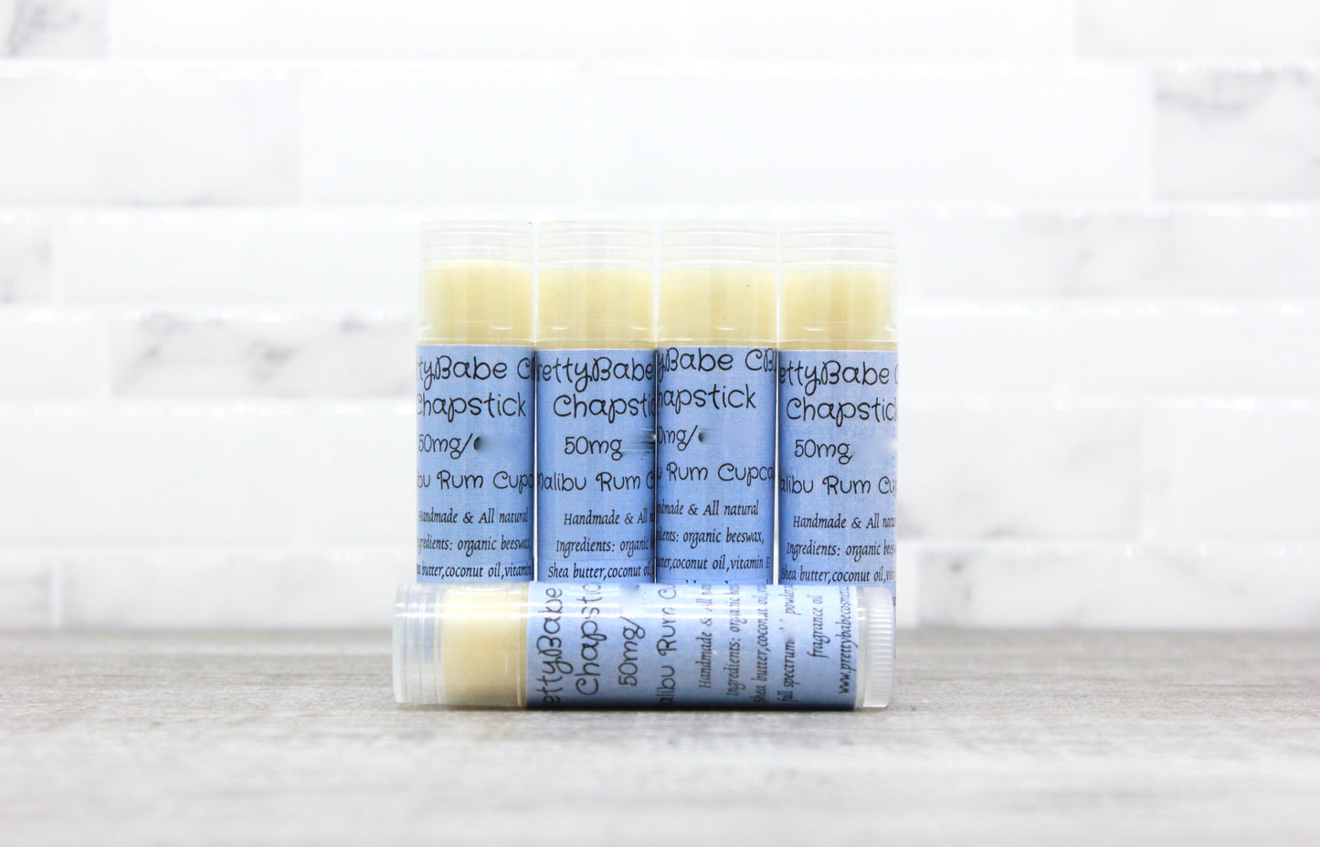 Botanical Malibu Rum Cupcake Chapstick