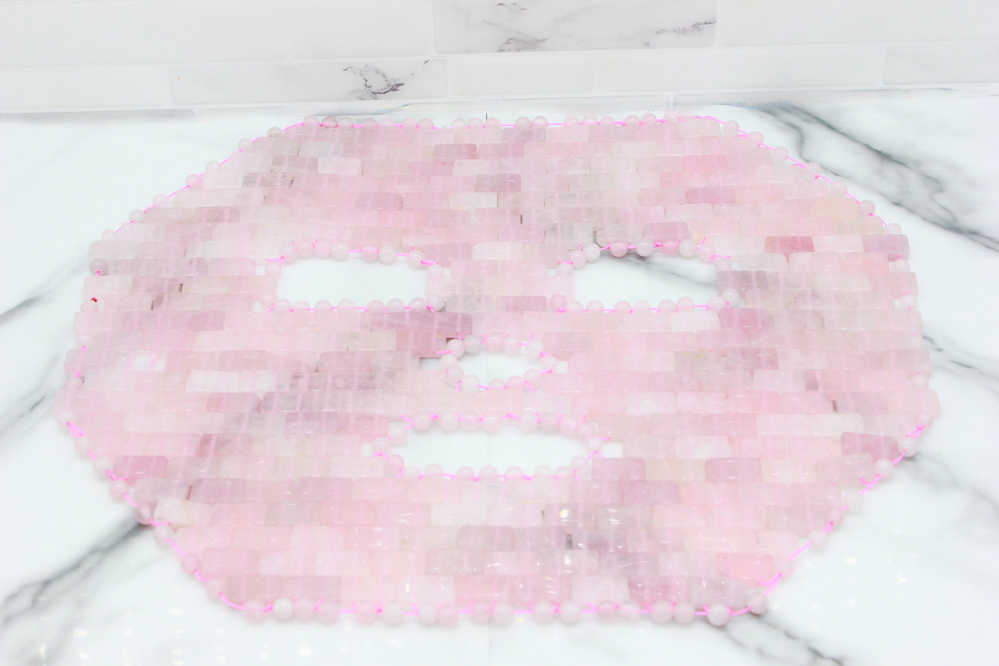Rose Quartz Crystal Mask