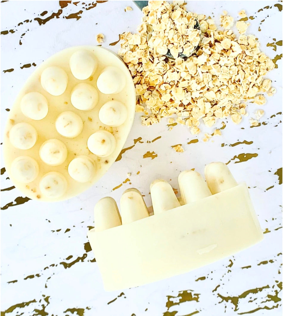 Botanical Soothing Oatmeal & Lavender Massage Soap Bar