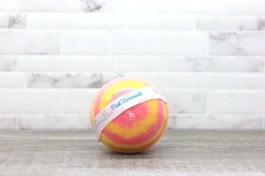 Botanical Pink Lemonade Bath Bomb