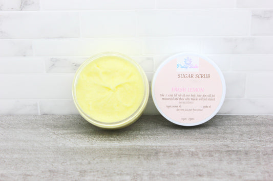 Botanical Organic Fresh Lemon Sugar Scrub